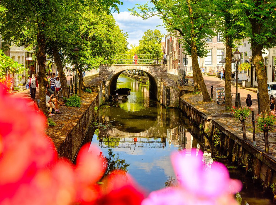 Edam, Gracht am Spui - CALVENDO Foto-Puzzle'