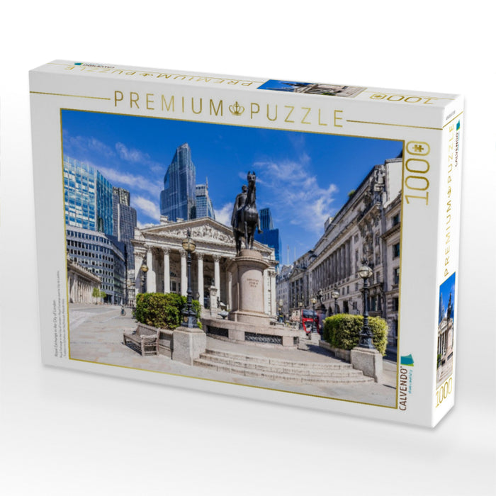 Royal Exchange in der City of London - CALVENDO Foto-Puzzle'