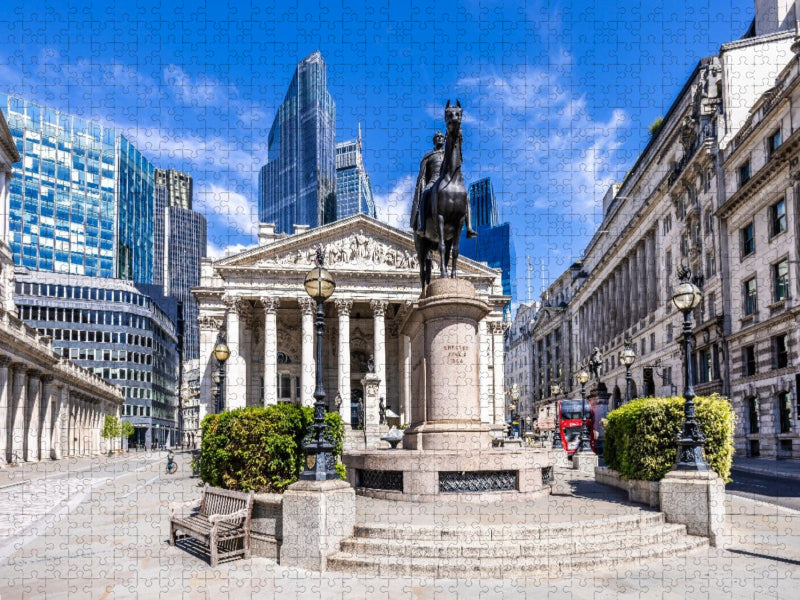 Royal Exchange in der City of London - CALVENDO Foto-Puzzle'