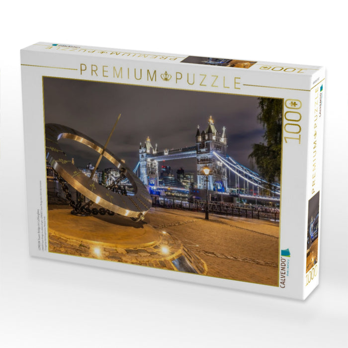 LONDON Tower Bridge im Lichterglanz - CALVENDO Foto-Puzzle'