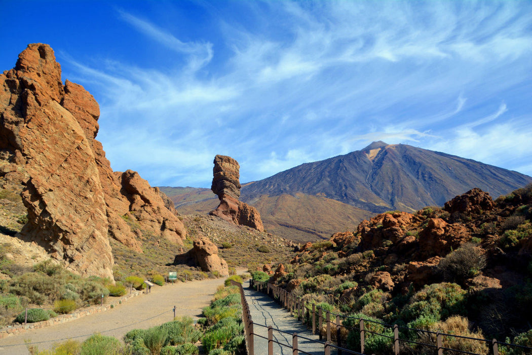 Premium Textil-Leinwand Roques de Garcia