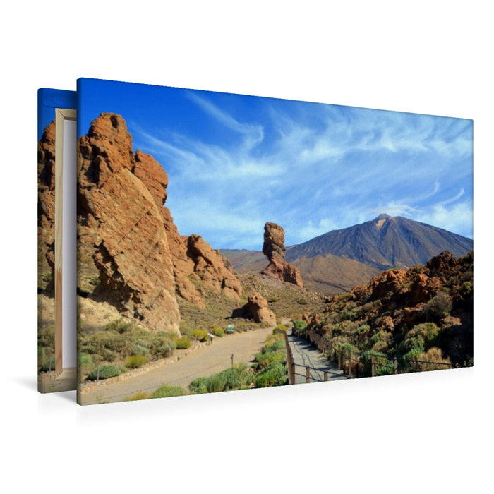 Premium Textil-Leinwand Roques de Garcia