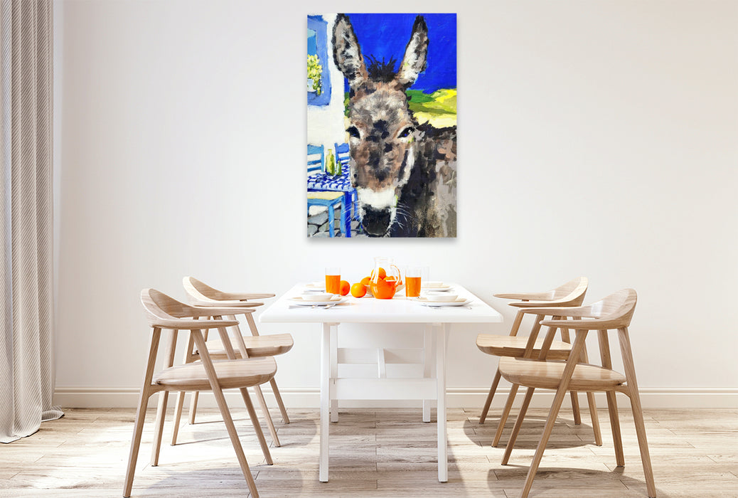 Premium Textil-Leinwand Sommerblick