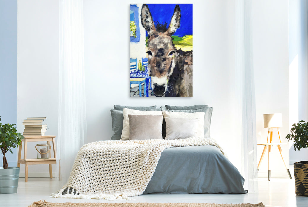 Premium Textil-Leinwand Sommerblick