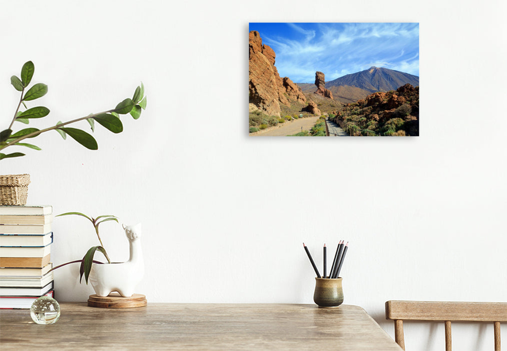 Premium Textil-Leinwand Roques de Garcia