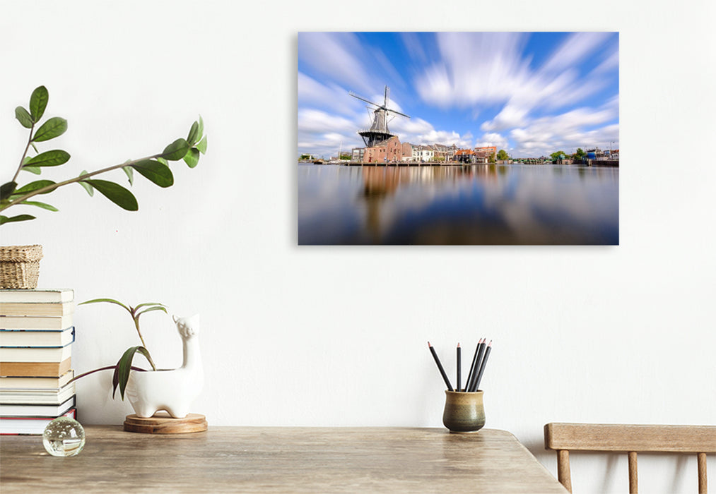 Premium Textil-Leinwand De Adriaan