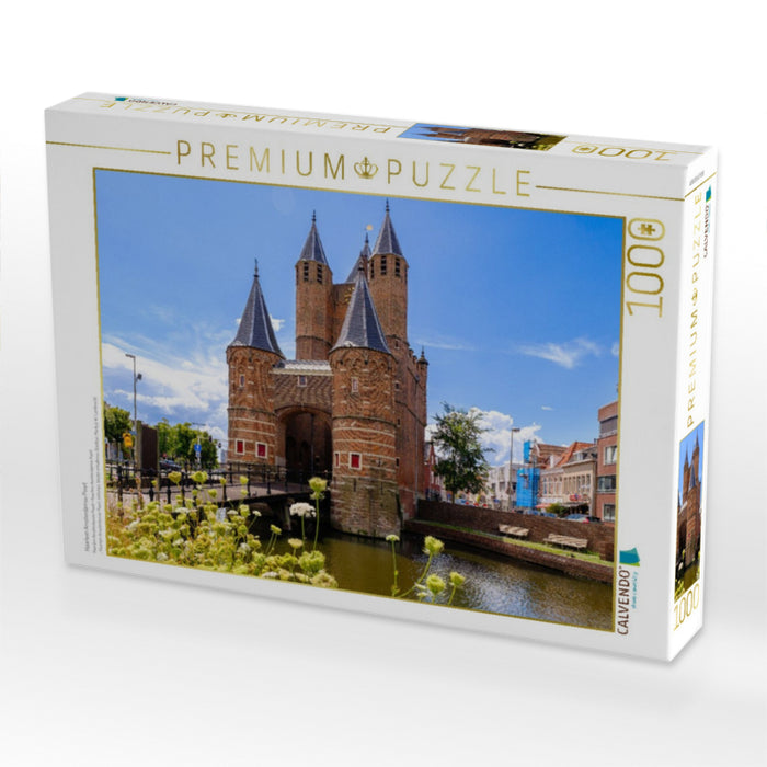 Haarlem Amsterdamse Poort - CALVENDO Foto-Puzzle'