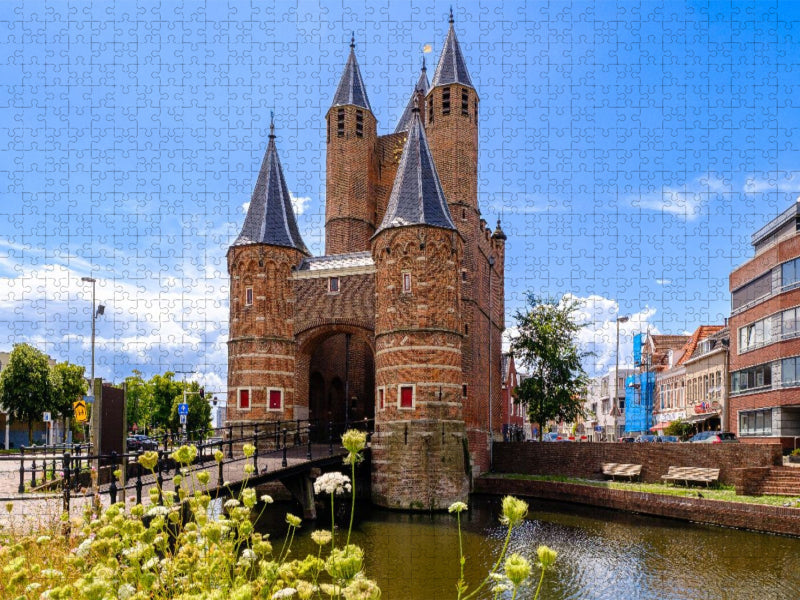 Haarlem Amsterdamse Poort - CALVENDO Foto-Puzzle'
