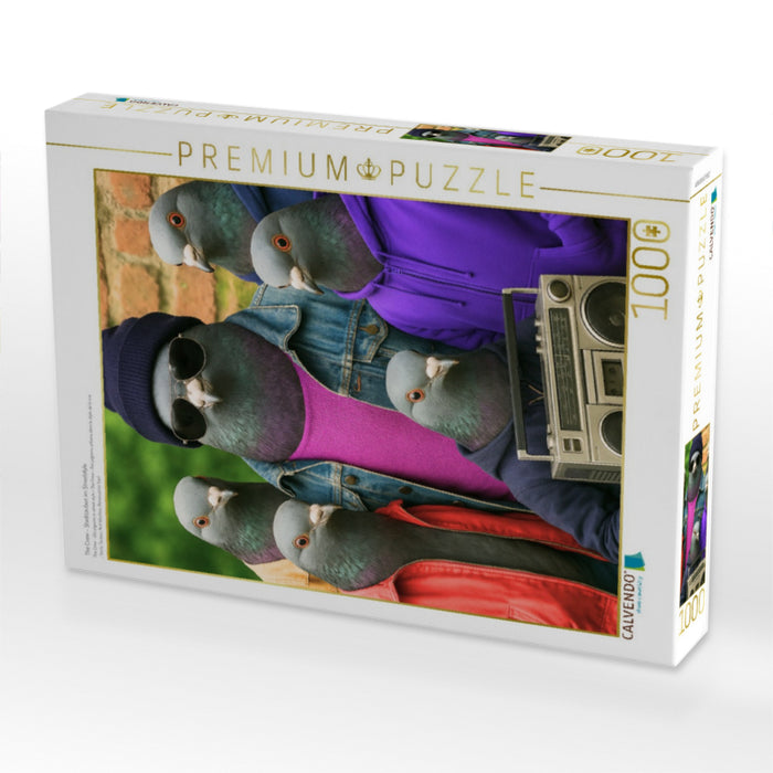 The Crew – Stadttauben im Streetstyle - CALVENDO Foto-Puzzle'