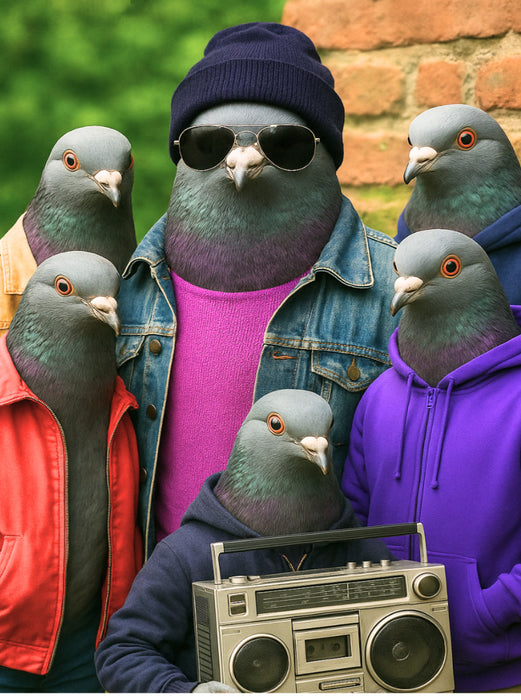 The Crew – Stadttauben im Streetstyle - CALVENDO Foto-Puzzle'