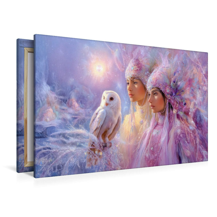 Premium Textil-Leinwand Paradiesische Welt