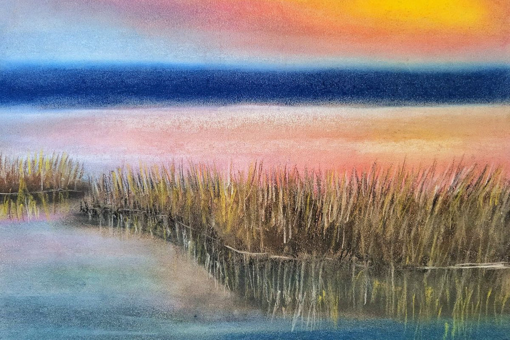 Premium Textil-Leinwand Spiegel der Stille