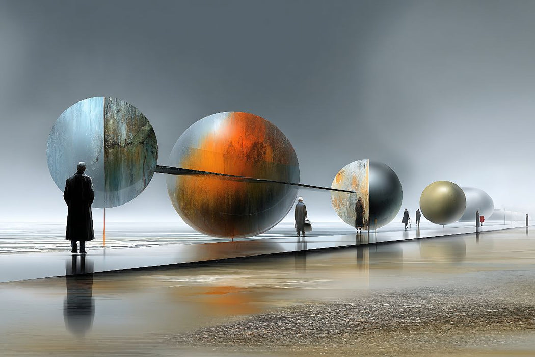 Premium Textil-Leinwand Orbit der Stille