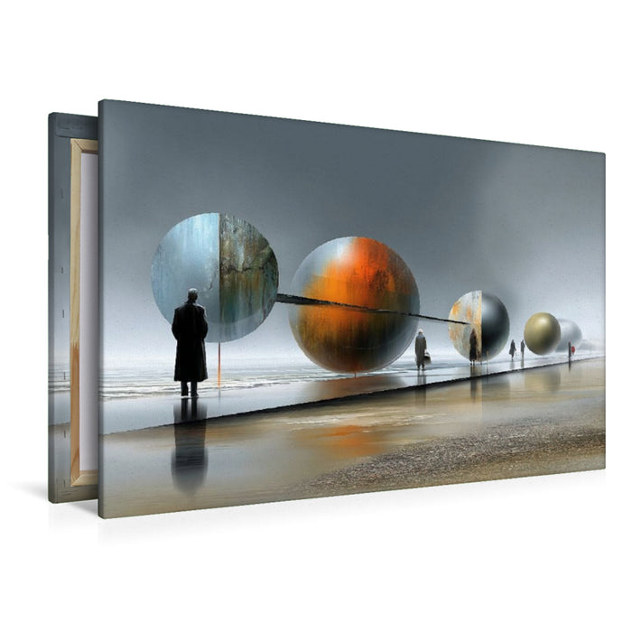 Premium Textil-Leinwand Orbit der Stille