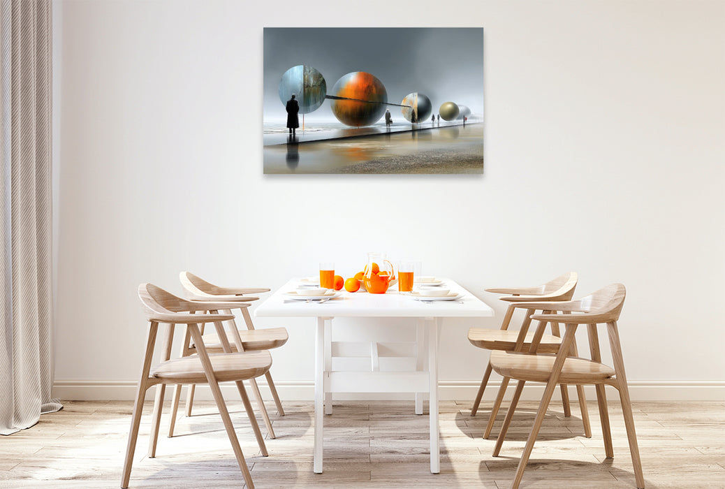 Premium Textil-Leinwand Orbit der Stille