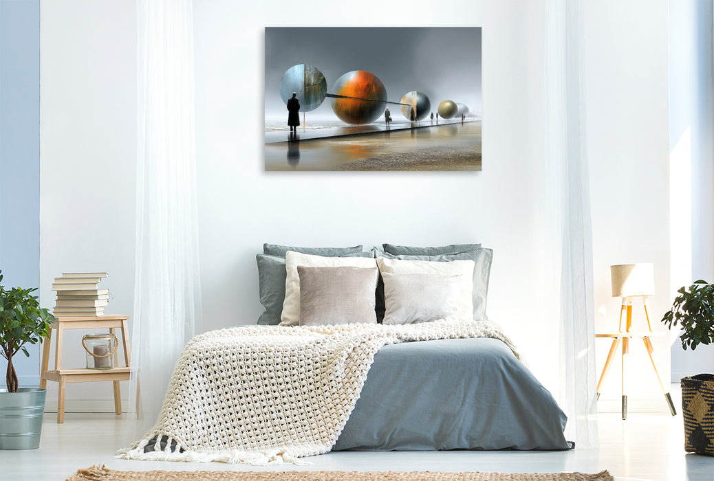 Premium Textil-Leinwand Orbit der Stille