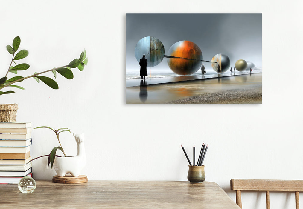 Premium Textil-Leinwand Orbit der Stille