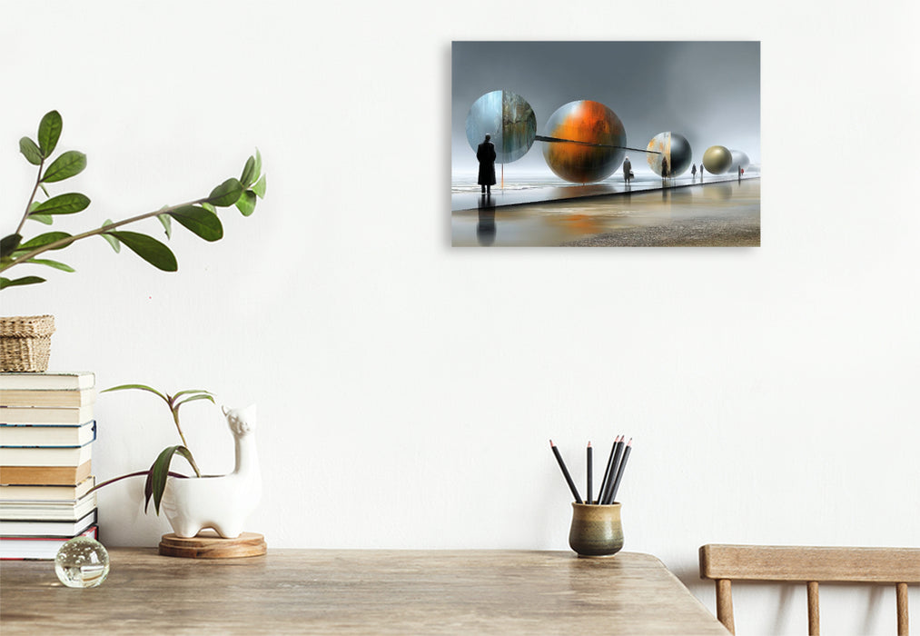 Premium Textil-Leinwand Orbit der Stille