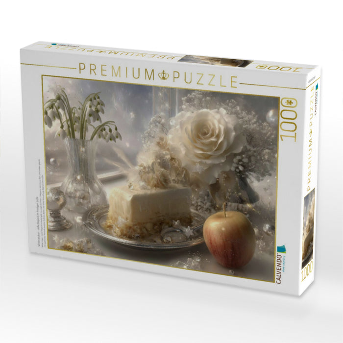 Winterzauber – stille Eleganz im frostigen Licht - CALVENDO Foto-Puzzle'