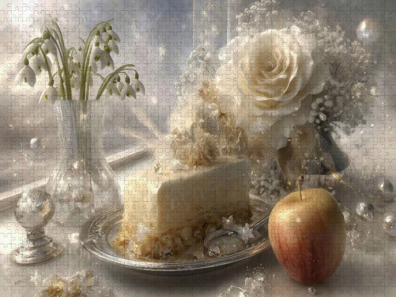 Winterzauber – stille Eleganz im frostigen Licht - CALVENDO Foto-Puzzle'