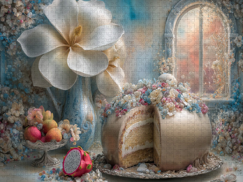 Frühlingspoesie in Pastell – ein zartes Stillleben voller Leichtigkeit - CALVENDO Foto-Puzzle'