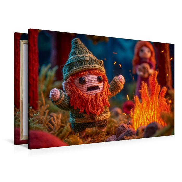 Premium Textil-Leinwand Rumpelstilzchen