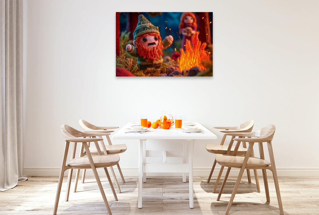 Premium Textil-Leinwand Rumpelstilzchen