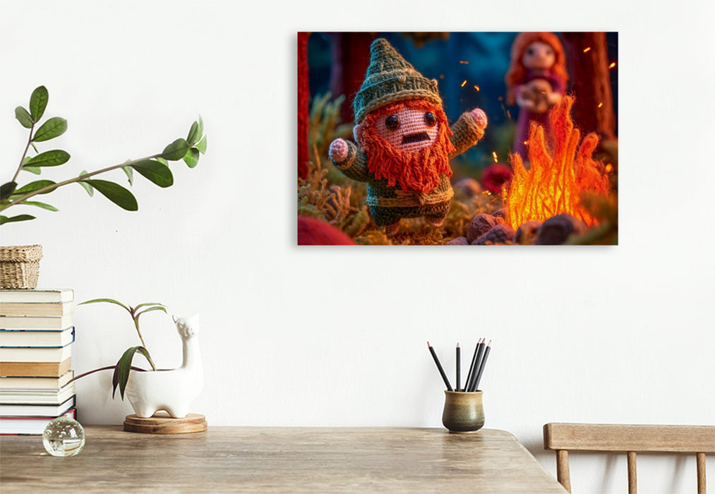 Premium Textil-Leinwand Rumpelstilzchen