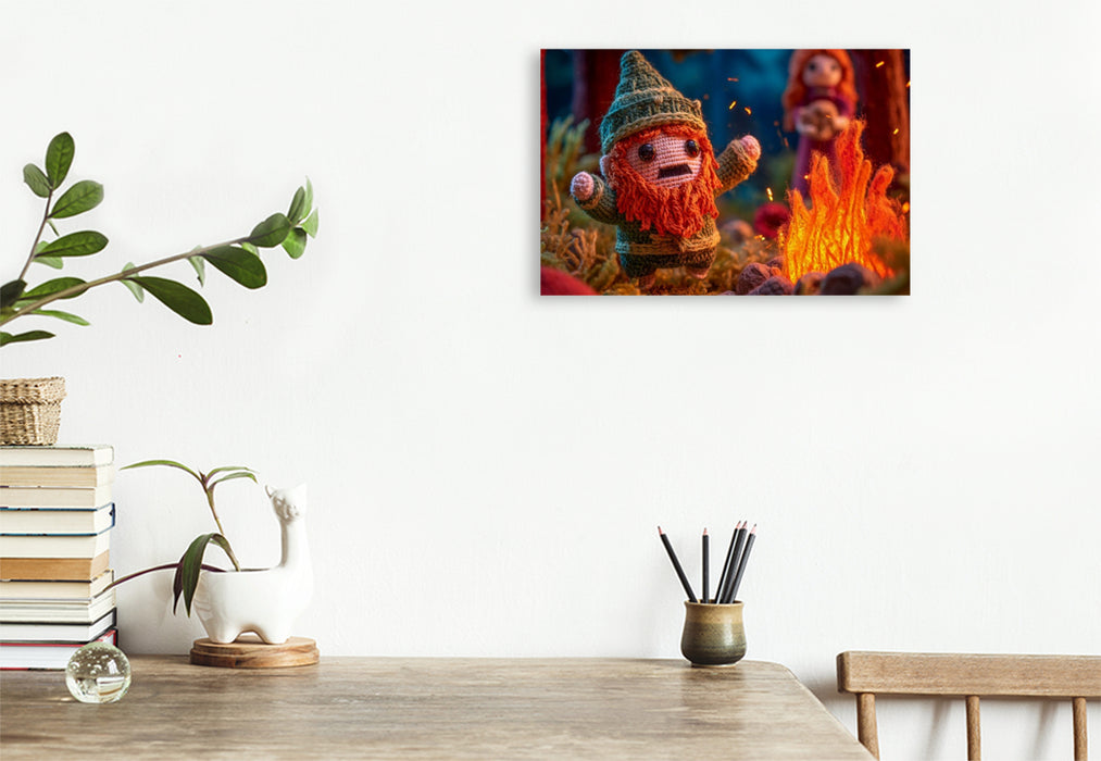 Premium Textil-Leinwand Rumpelstilzchen