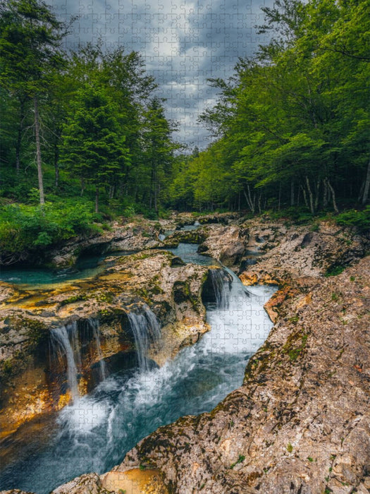 Mostnica Schlucht - CALVENDO Foto-Puzzle'