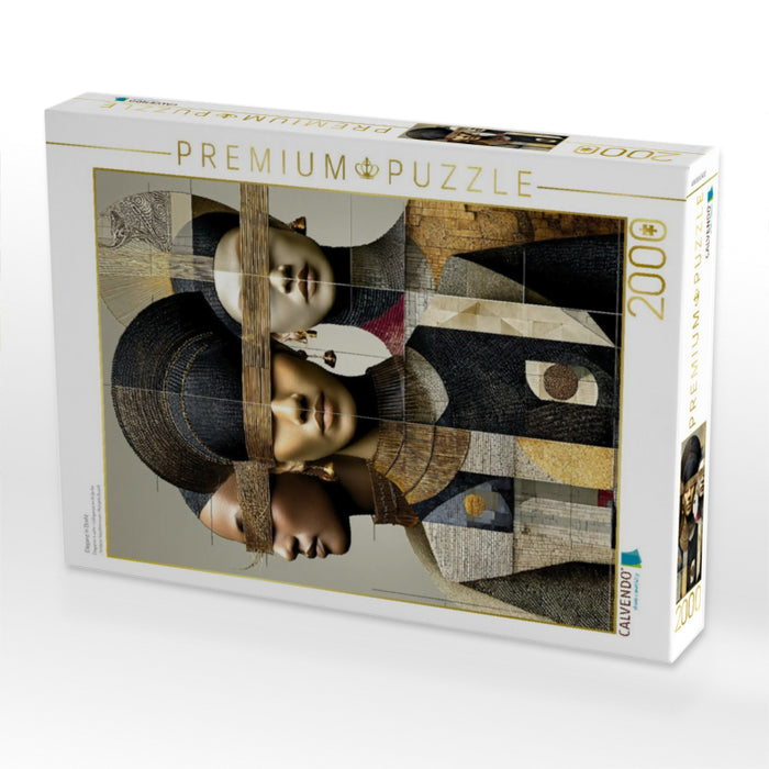 Eleganz in Draht - CALVENDO Foto-Puzzle'