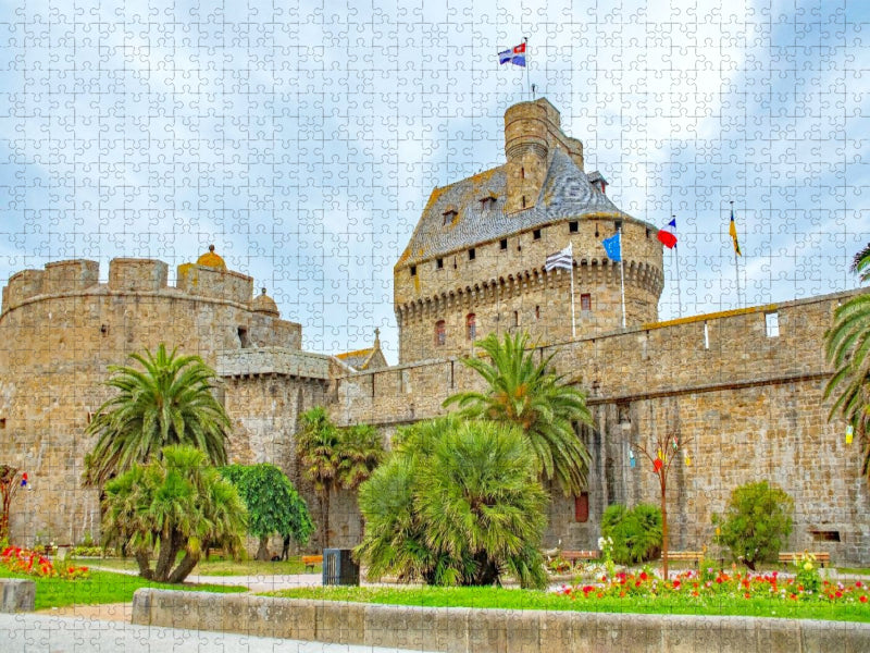 Château de Saint-Malo, Frankreich - CALVENDO Foto-Puzzle'