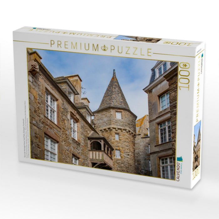 Haus der Herzogin Anne, Saint Malo, Bretagne, Frankreich - CALVENDO Foto-Puzzle'