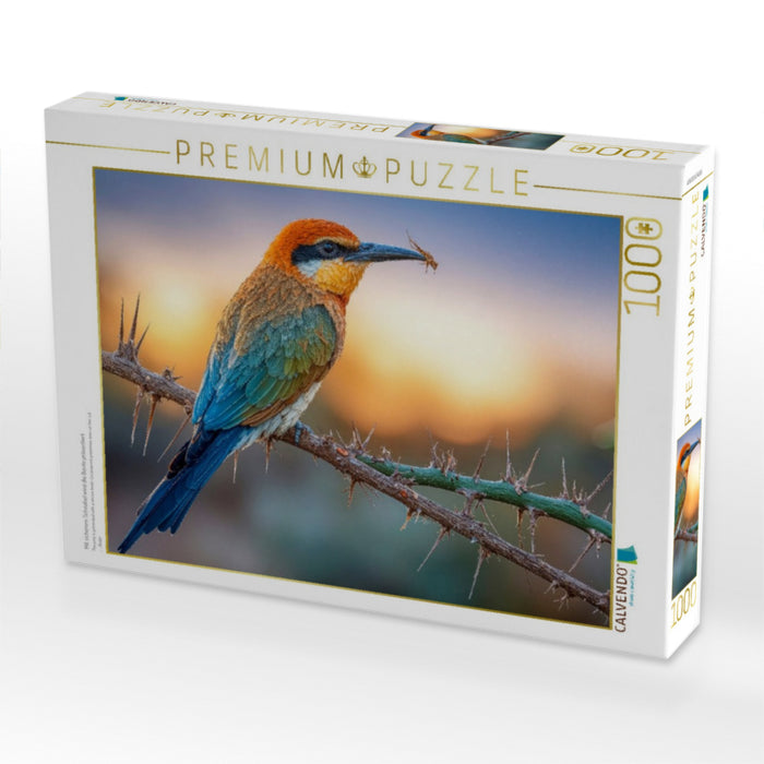 Mit sicherem Schnabel wird die Beute präsentiert - CALVENDO Foto-Puzzle'