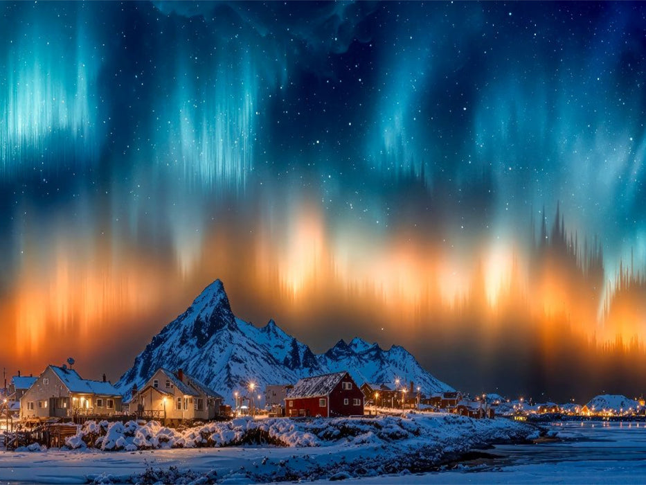 Farbspektakel am Himmel - CALVENDO Foto-Puzzle'