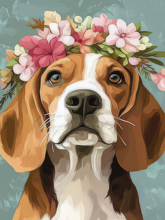 Pfoten im Blumenmeer - CALVENDO Foto-Puzzle'