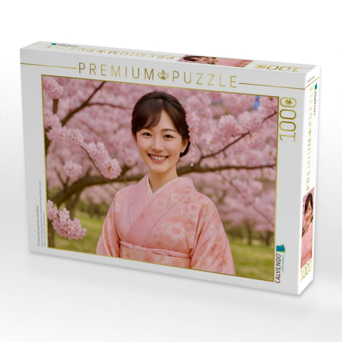 Prinzessin der japanischen Kirschblüte - CALVENDO Foto-Puzzle'