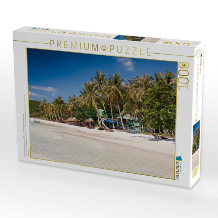 Tropischer Palmenstrand auf der Insel Phu Quoc, Vietnam, Asien - CALVENDO Foto-Puzzle'
