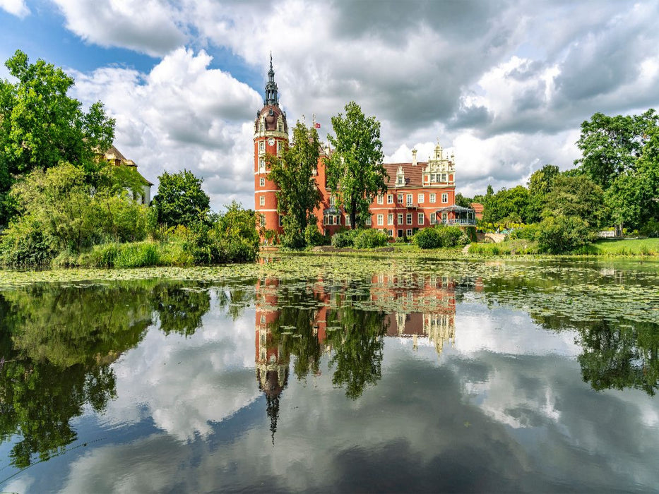Schloss Muskau im Muskauer Park, Bad Muskau, Sachsen - CALVENDO Foto-Puzzle'