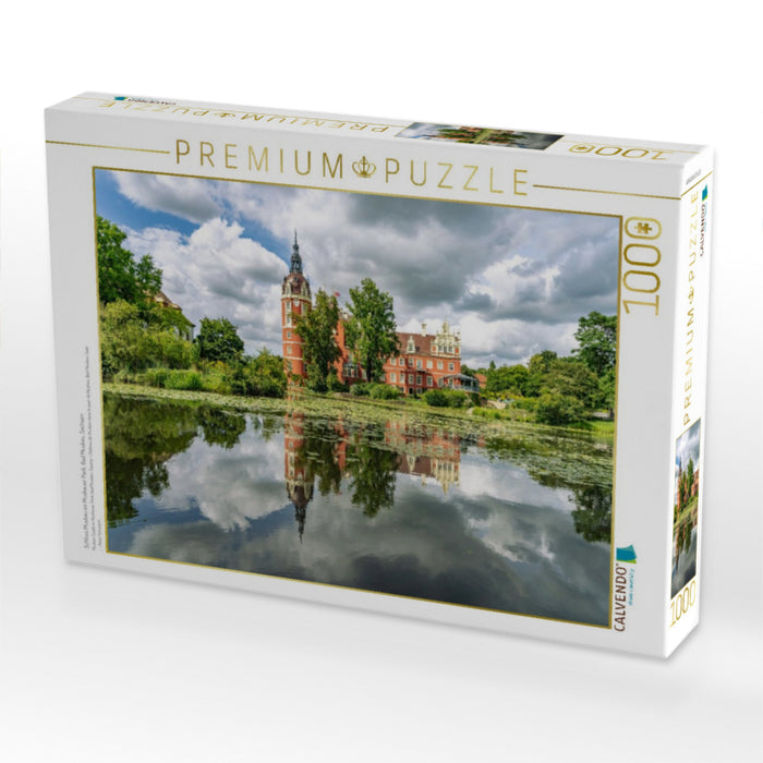 Schloss Muskau im Muskauer Park, Bad Muskau, Sachsen - CALVENDO Foto-Puzzle'