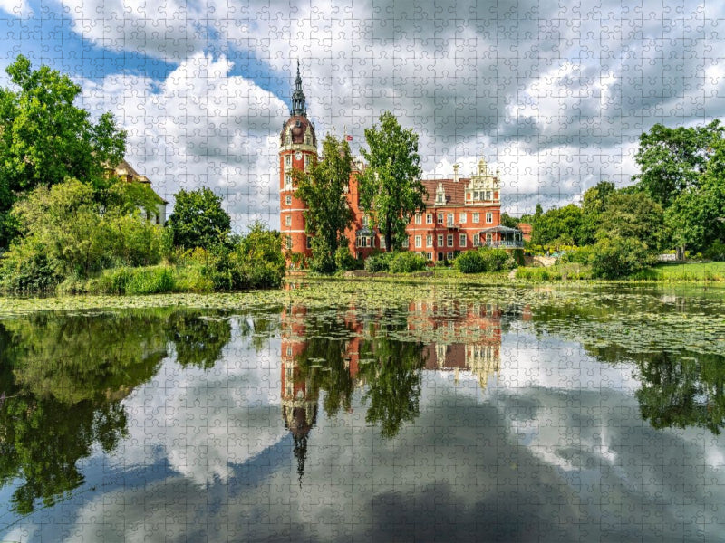 Schloss Muskau im Muskauer Park, Bad Muskau, Sachsen - CALVENDO Foto-Puzzle'