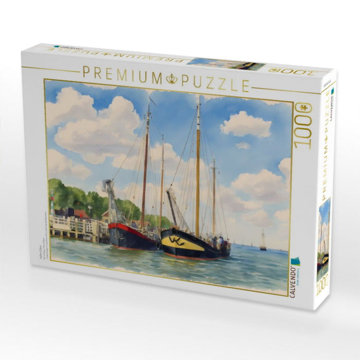 Hafen Edam - CALVENDO Foto-Puzzle'