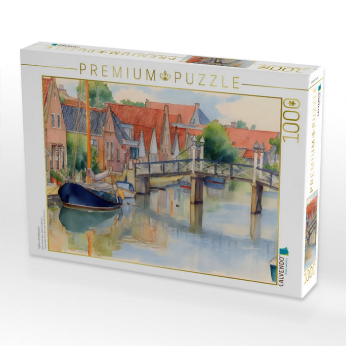 Idylle in Hindeloopen - CALVENDO Foto-Puzzle'