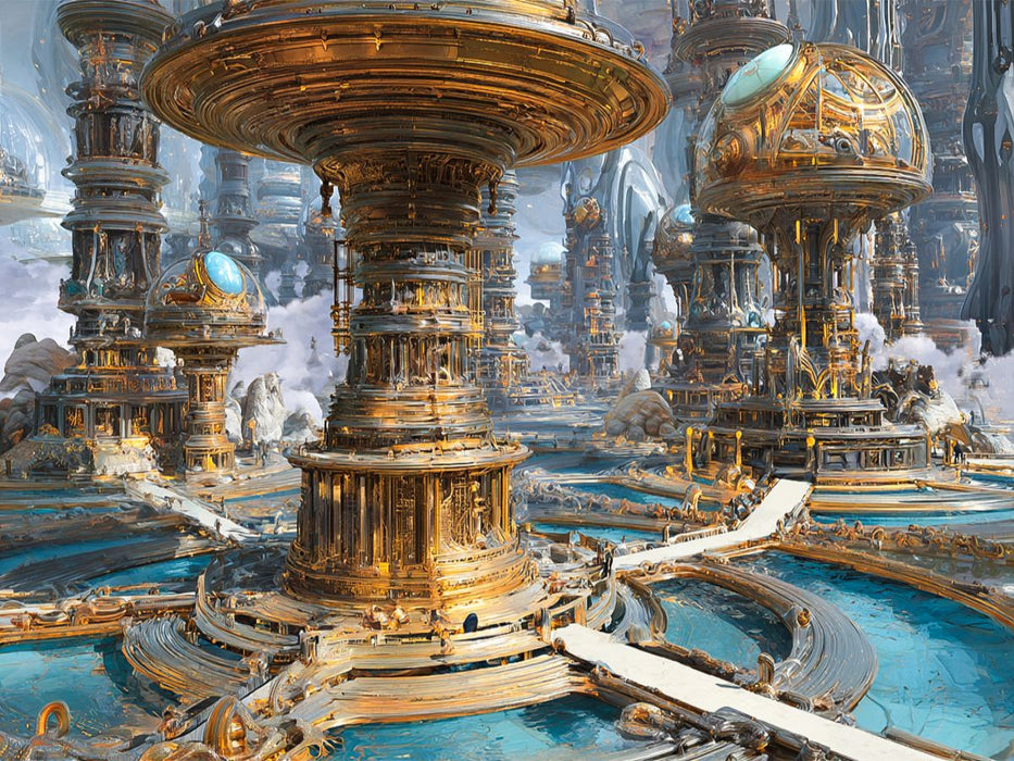 Ein Motiv aus dem Kalender Fantasie Welten - Science Fiction - CALVENDO Foto-Puzzle'