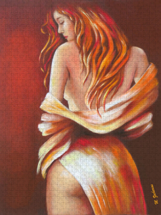 Rote Schönheit - CALVENDO Foto-Puzzle'