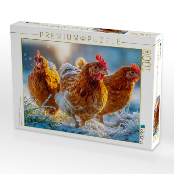 Wo finden wir jetzt unser Fressen - CALVENDO Foto-Puzzle'