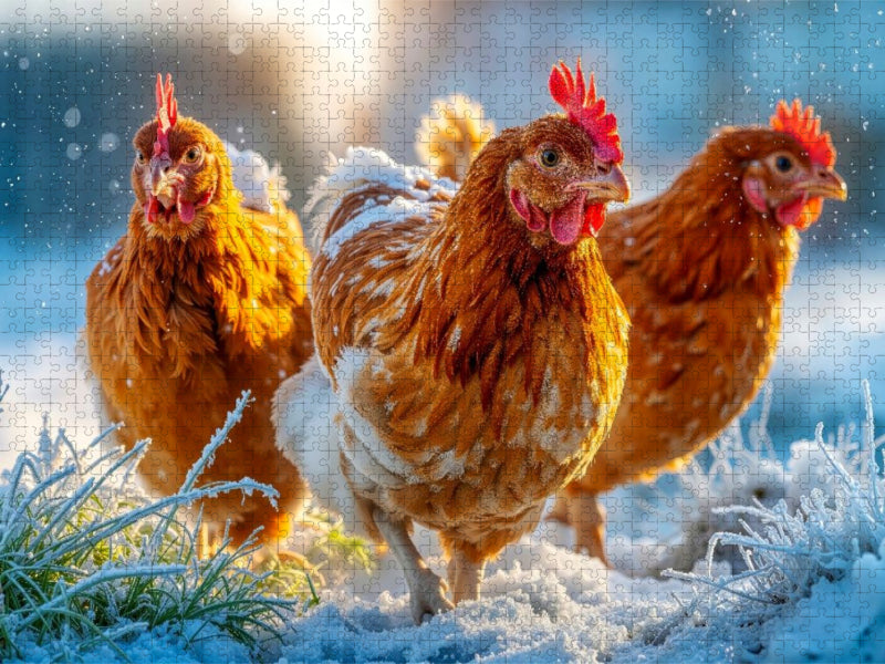 Wo finden wir jetzt unser Fressen - CALVENDO Foto-Puzzle'