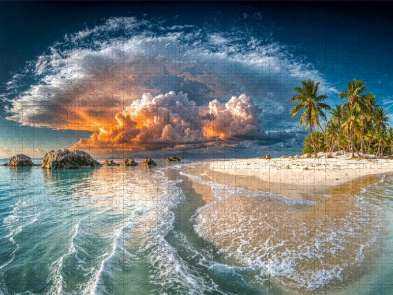 Wellen tragen das Licht - CALVENDO Foto-Puzzle'