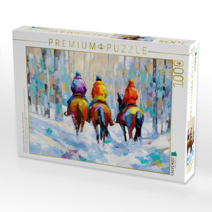 Ein Motiv aus dem Kalender "Wild im Herz, weich in der Hand" - CALVENDO Foto-Puzzle'