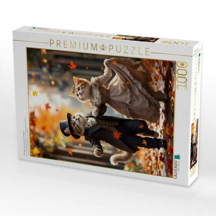 Ein Reigen aus Laub und Leichtigkeit - CALVENDO Foto-Puzzle'